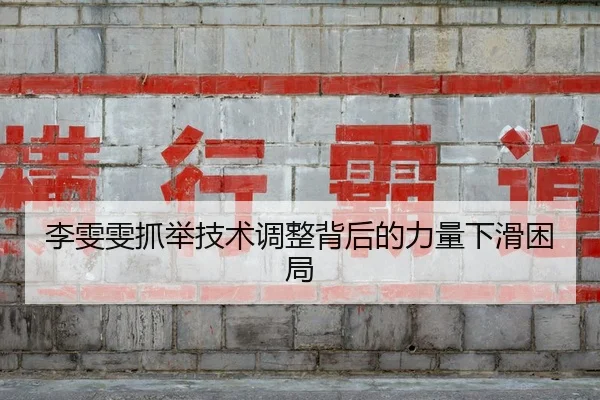 李雯雯抓举技术调整背后的力量下滑困局